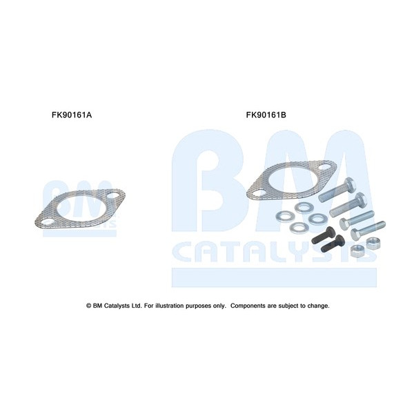 B M Catalysts FK90161 - Mounting Kit Catalytic Converter image