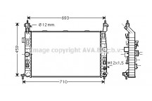 Radiator - Engine Cooling Vauxhall 03-10