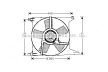CLG FAN VAUXHALL VECTRA A CAVALIER 88-95