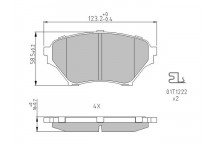 Brake Pad Set - Disc Brake Mazda 98-05