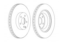 SGL BRK DISC FT MERC E350 04-10