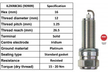 Spark Plug Citroen Peugeot 11-21