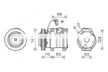 CMPRSSR LEXUS IS200 99-06