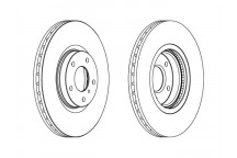 SGL BRK DISC FT NISS MURANO 04-12