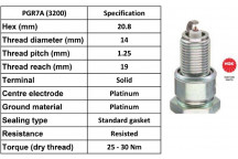 Spark Plug Alfa Romeo Mitsubishi 88-06
