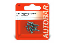 Autobar Self Tappers No.8 x 1/2 Posi?Drive Pack of 8