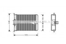 HEAT EXCHANGER MERCEDES 91-99