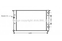 RADIATOR VW 89-98