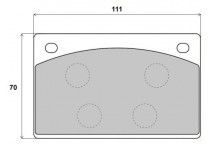 Brake Pad Set - Disc Brake Bentley 91-99