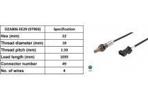 LAMBDA SENSOR VOLV C30 25 06-14