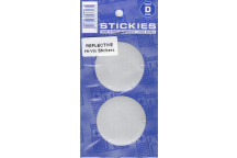Reflective Pairs White Sticker