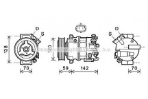 CMPRSSR VAUXHALL INSIGNIA 10-16
