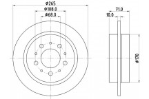 PAIR BRK DISCS R VOLVO 90-98