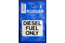 Diesel Fuel Black Sticker