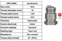 SPARK PLUG A8FS KIT CAR