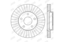 SINGLE BRK DISC FT NISS PRIMERA TINO XTRAIL 00-