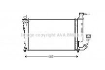 RAD PEUGEOT 306 97-01