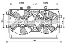 CLG FAN MITSUBR LANCER OUTLANDER 07-20