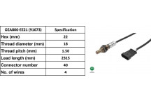 LAMBDA SENSOR ALFA 147 00-06