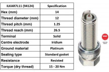 Spark Plug Mazda 11-22