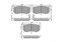 BRK PAD SET R KIA 96-07