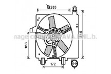 CLG FAN FORD FIESTA 00-02
