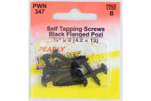 Pearl Automotive PWN347 Self-Tapping Screws - 3/4 x 8 Black