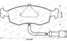 BRK PAD FT FORD ESCORT GRANADA ORION 82-99