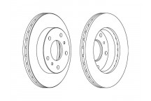 PR BRK DISC FT NISS SERENA VANETTE CARGO 93-02