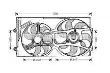 CLG FAN VW PASSAT 94-95
