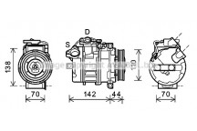CMPRSSR BMW 550I 650I 07-11