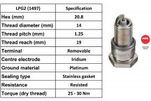 Spark Plug Audi BMW Ford Honda Toyota VW 59-16