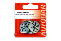 Autobar Bonnet Insulation Ring Grey ? Ford/VW Pack of 4