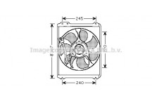 COOLING FAN L&R SUBR LEGACY OUTBACK 94-03