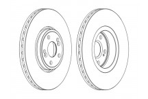 SGL BRK DISC FT RENA ESPACE VEL SATIS 02-12