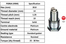 Spark Plug Alfa Romeo Hyundai 88-98