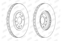 SINGLE BRK DISC FT PEUG RC10-15