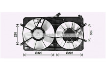 CLG FAN FIAT SEDICI SUZU SX4 09-14