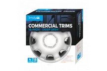 Simply Auto SWT154-15 Commercial Brawn Wheel Trim Set (15 In