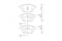 BRK PAD SET FT AUDI 97-05