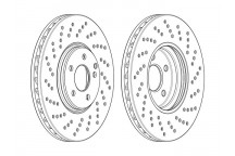 SGL BRK DISC FT MERC S CLASS