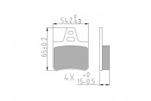 BRK PAD SET R CITRO?N 89-03