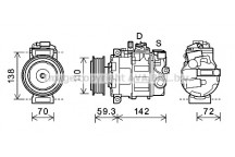 CMPRSSR AUDI Q7 07-16