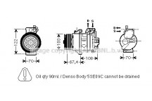CMPRSSR MITSUBR COLT SMRT FORFOUR 05-09