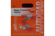 Autobar Male Blade 6.3mm 5 Amp Pack of 4