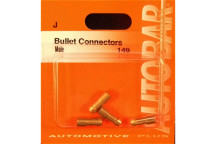 Autobar Brass Male Bullet Connectors Pack of 4