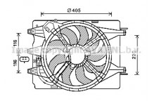 CLG FAN FIAT 500L MPW TREKKING 13-20