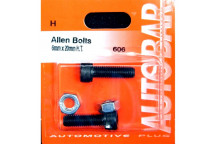Autobar Allen Bolts 6mm x 20mm Pack of 2