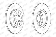 Brake Disc Alfa Romeo Fiat Jeep 05-20