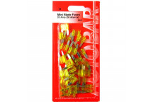 Autobar Mini Blade Fuses 20 Amp Pack of 30